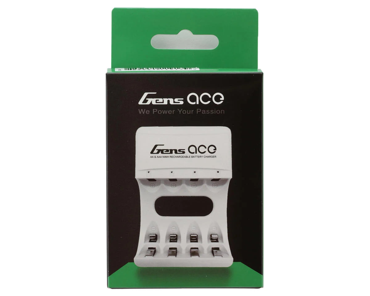 Gens Ace AA & AAA Battery Charger (4 Slots) (NiMH/NiCD)